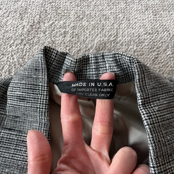 Christian Dior Plaid Jeunne Homme Sportif Blazer Size XS Paris Old Money - Picture 10 of 10